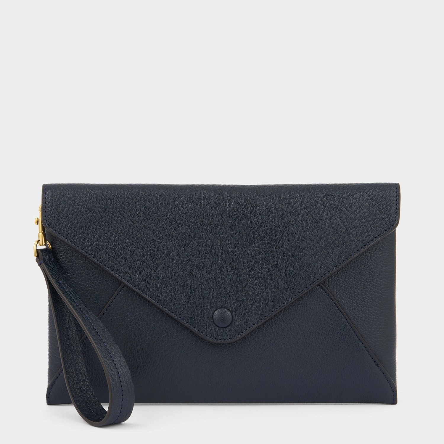 Envelope Pouch in Marine Shiny Capra