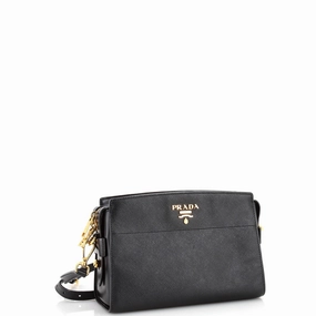 Esplanade Crossbody Bag Saffiano with City Calf Small