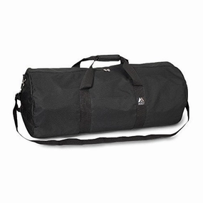 Everest Round Travel Duffel Bag, Black 30 Inch