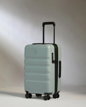 Expandable Carry-on Luggage in Mist Blue - Icon Stripe