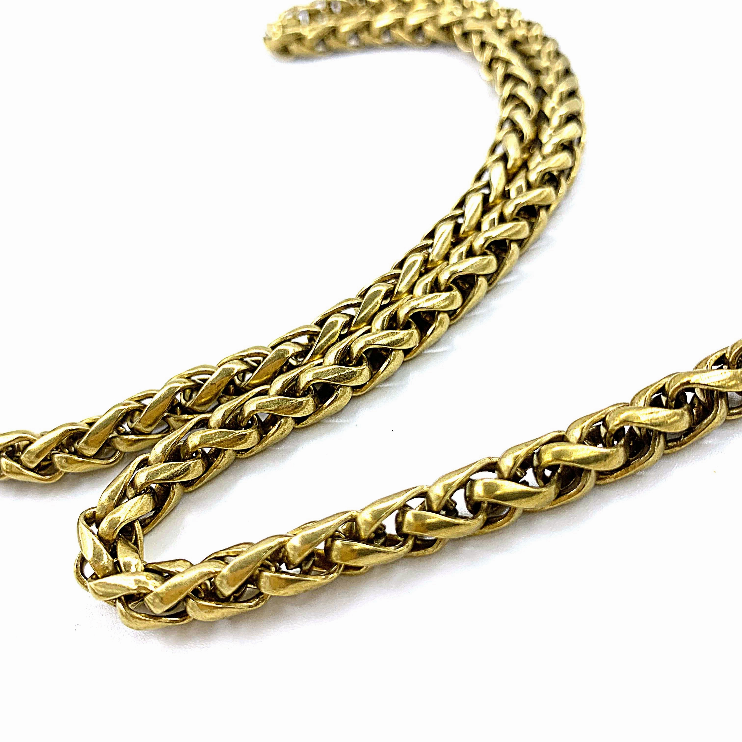 Fashion Brass 18" Mens Key Chain Pants Chain Wallet Chain Motorcycle Wallet Chain for Men