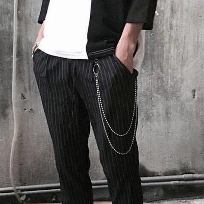 Fashion Men's Women's Beaded Stainless Steel Long Pants Chains Biker Wallet Chain For Men