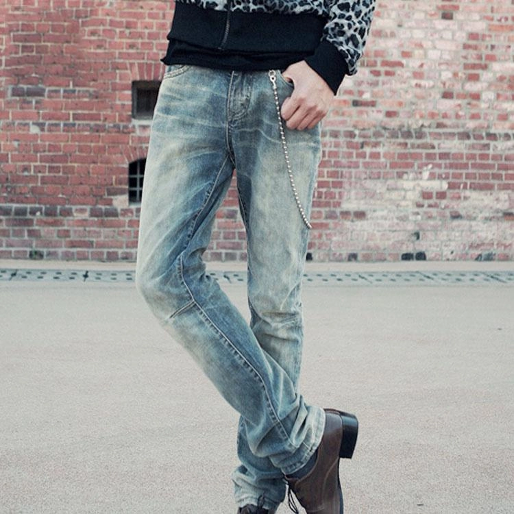 Fashion Men's Women's Beaded Stainless Steel Long Pants Chains Biker Wallet Chain For Men