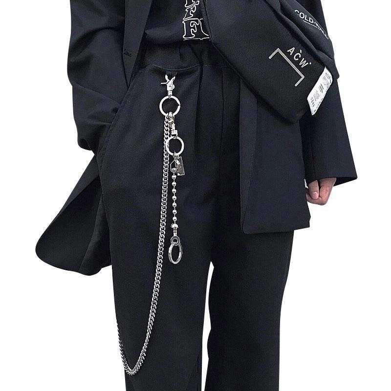Fashion Men's Women's Silver Long Jean Pants Chain Biker Wallet Chain For Men