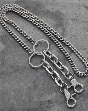 Fashion Men's Women's Silver Long Jean Pants Chain Biker Wallet Chain For Men