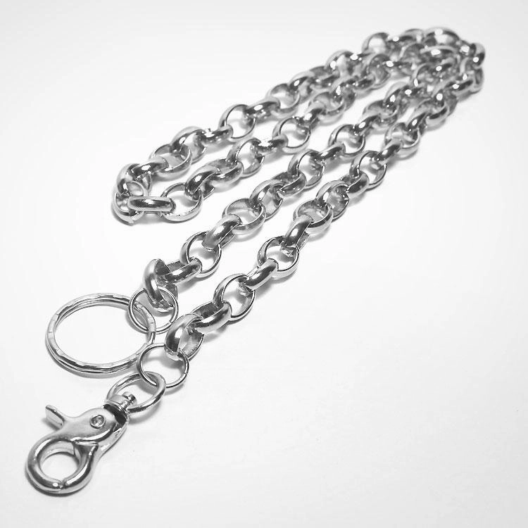Fashion Men's Women's Silver Long Jean Pants Chain Biker Wallet Chain For Men