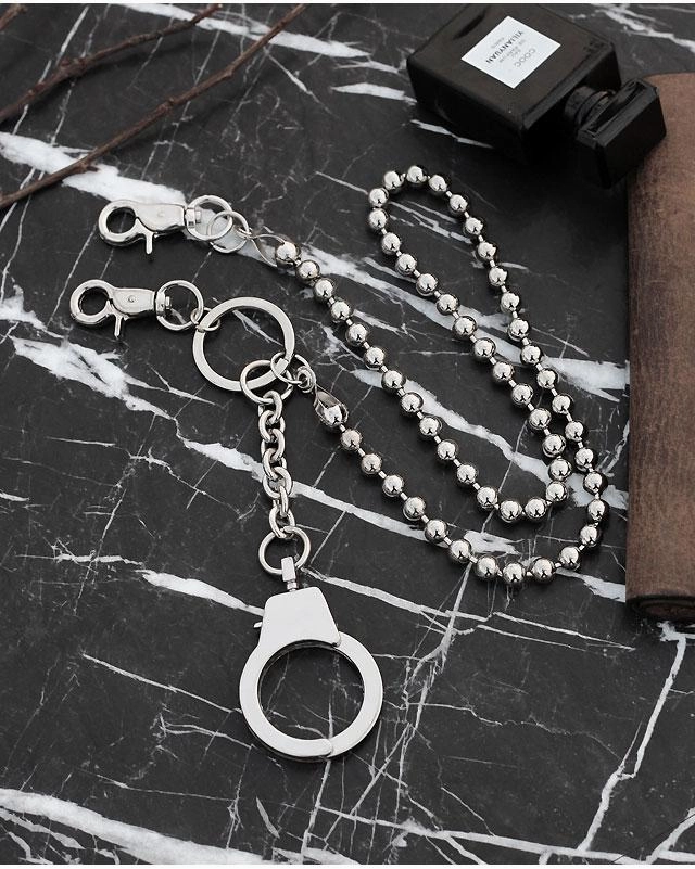 Fashion Womens Men's Handcuffs Stainless Steel jeans chain jean chain Pants Chain Biker Wallet Chain For Men