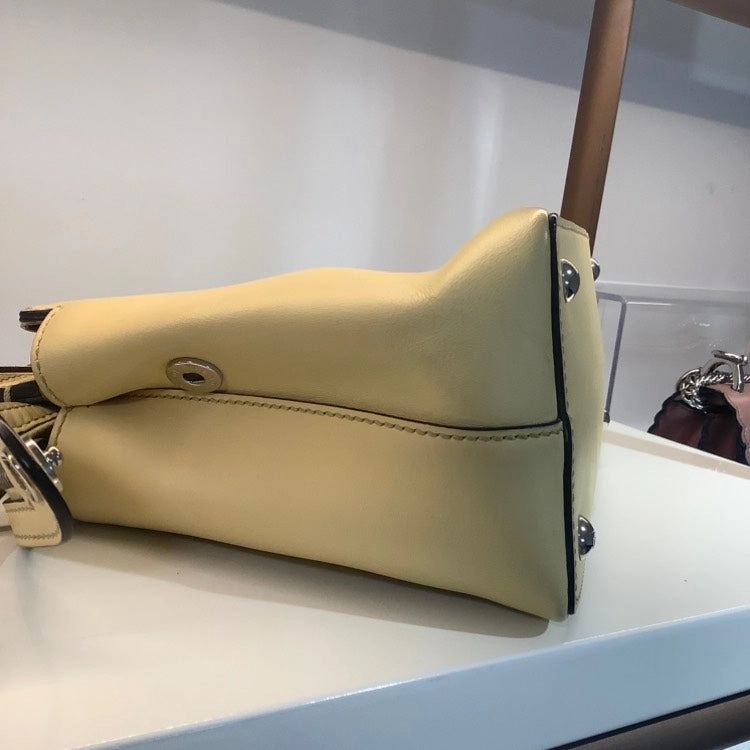 Fendi Selleria Owl Crossbody Yellow Bag