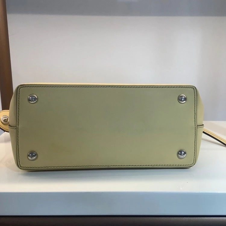 Fendi Selleria Owl Crossbody Yellow Bag