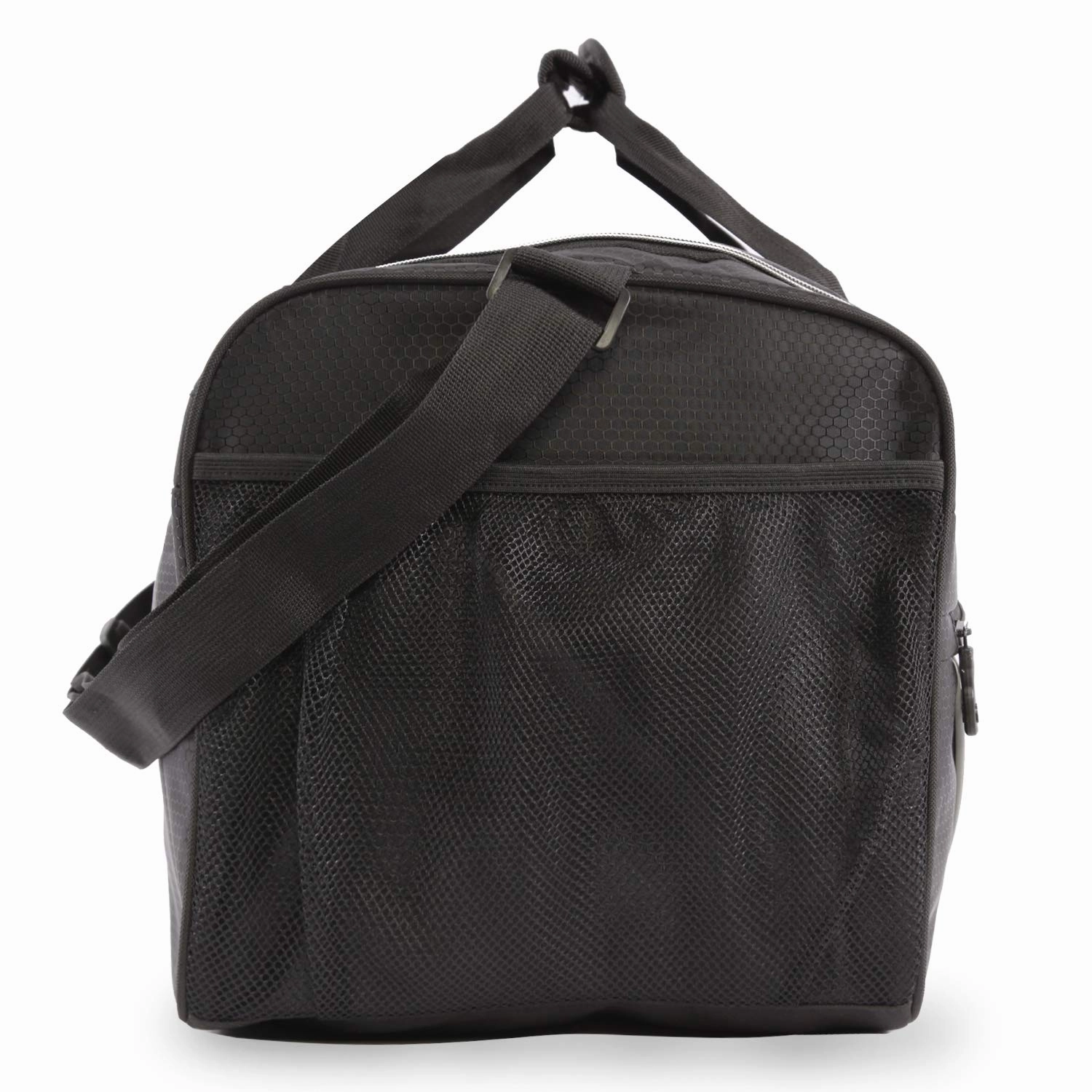 Fila Cannon 3 Small Duffel Gym Sports Bag, Black/White, One Size