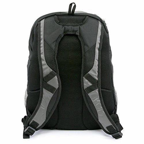 Fila Duel School Laptop Computer Tablet Book Bag Backpack, Black