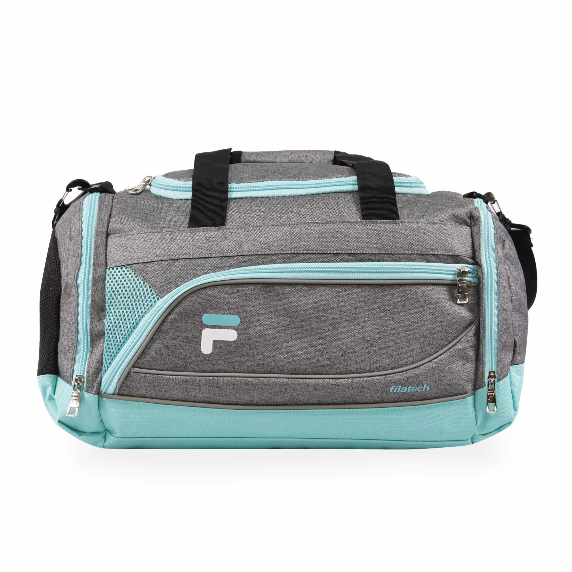 Fila Duffle Duffel, Heather Grey Mint, Small