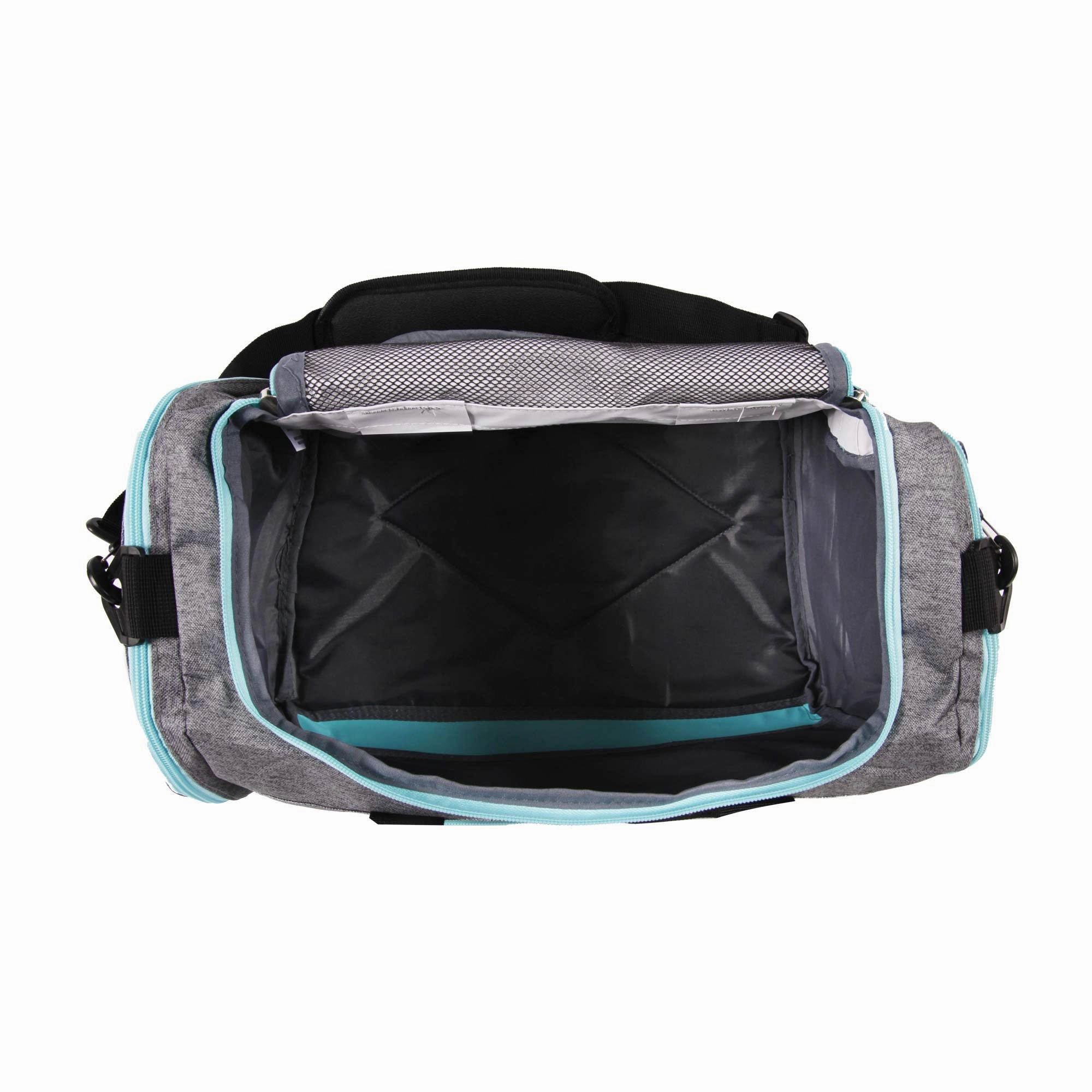 Fila Duffle Duffel, Heather Grey Mint, Small