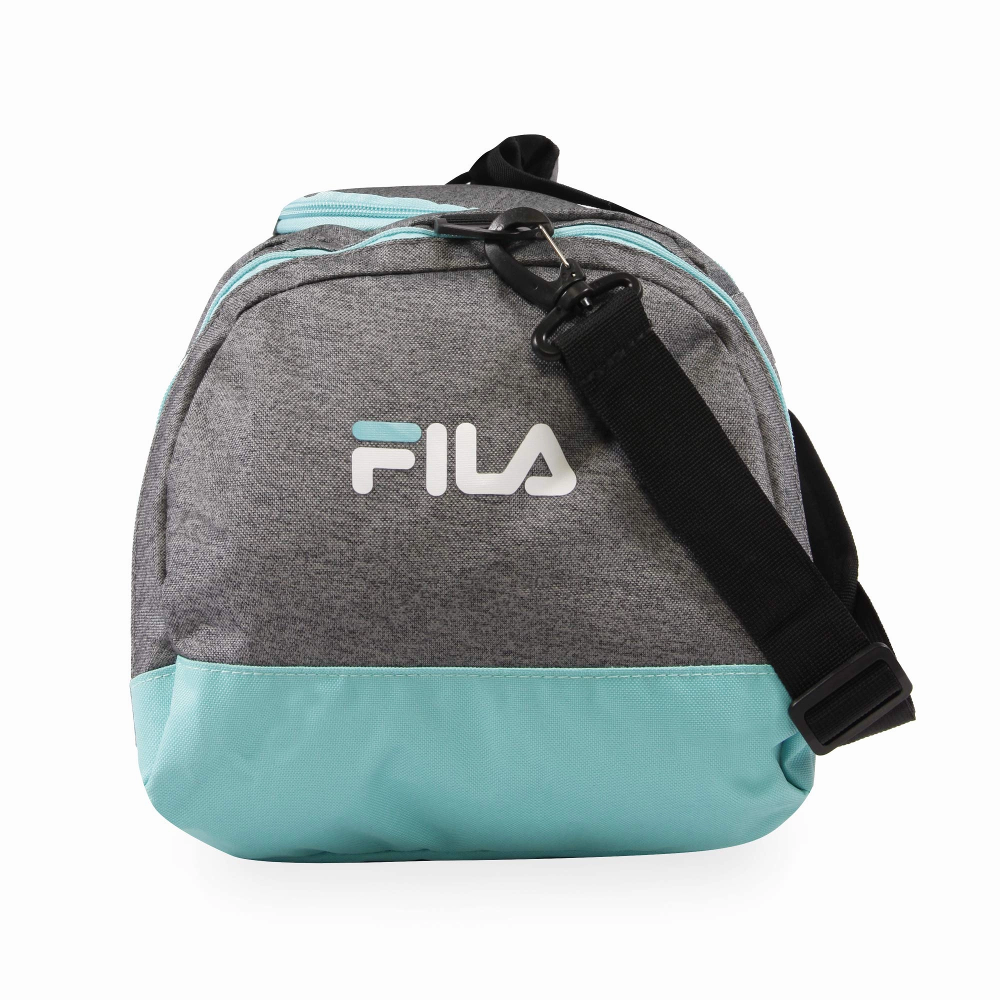 Fila Duffle Duffel, Heather Grey Mint, Small