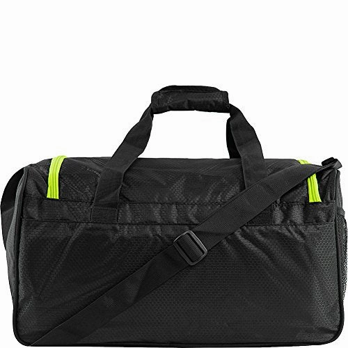 Fila Lasers Small Sports Duffel Bag Gym, Black/Blue One Size