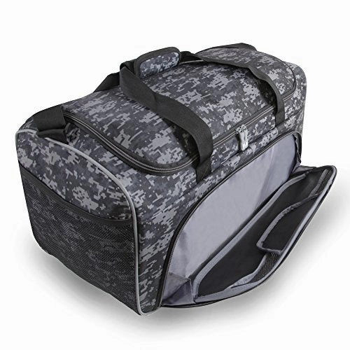 Fila Speedlight Medium Duffel Gym Sports Bag, Grey Digi Camo One Size