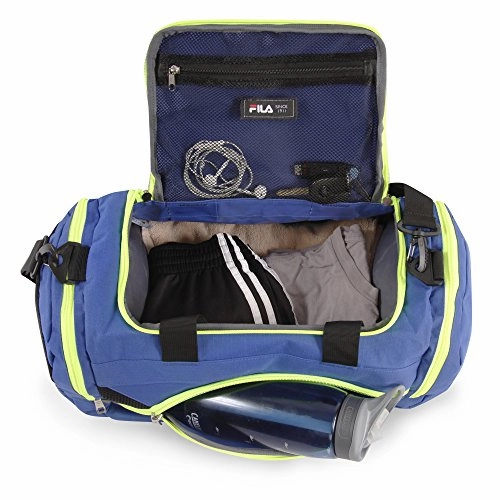Fila Sprinter 19" Sport Duffel Bag, Blue/Neon