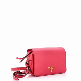 Flap Zip Crossbody Bag Vitello Phenix Small