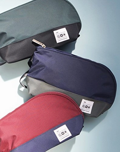 Flight 001 Stowaway Toiletry Bag, Midnight/Asphalt