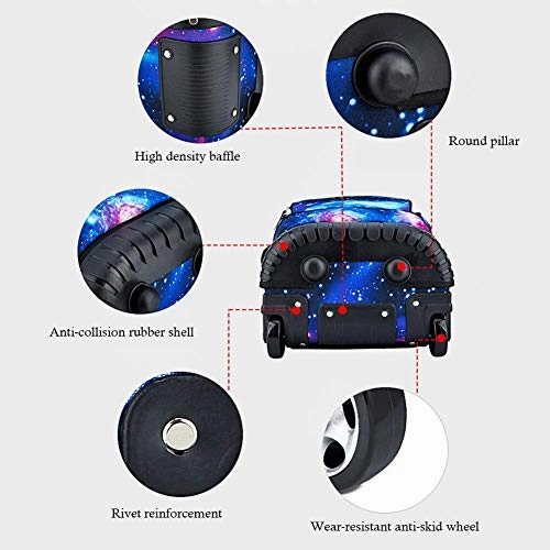 Flight Case Cabin Backpack On Wheels Hiking Trekking Camping Mountaineering Telescopic Handle