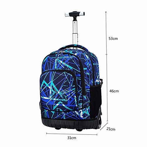 Flight Case Cabin Backpack On Wheels Hiking Trekking Camping Mountaineering Telescopic Handle