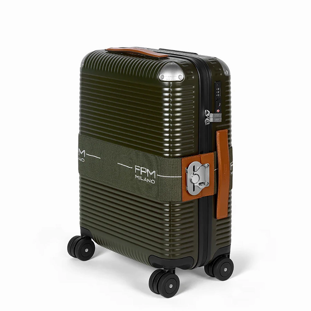 FPM Milano Bank Zip Deluxe Trunk On Wheels, Carry On Trunk