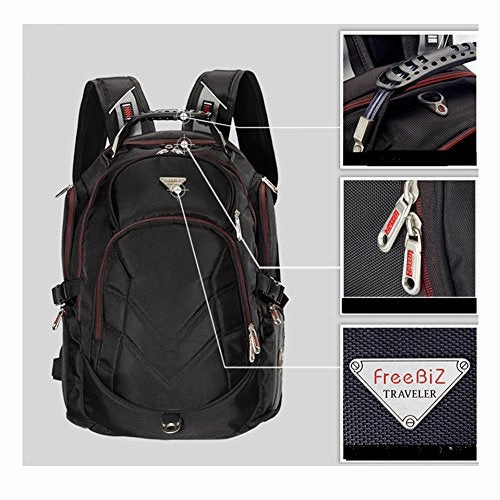 FreeBiz 18.4 Inches Laptop Backpack Fits up to 18 Inch Gaming Laptops for Dell, Asus, Msi,Hp