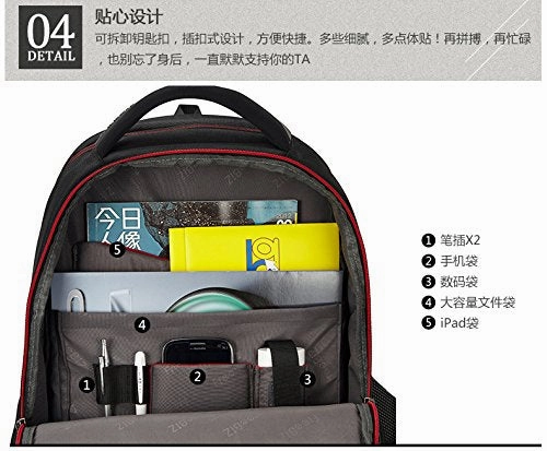 Freebiz Business, Travel & Sports Water Repellent Polyester Laptop Backpack With Adjustable