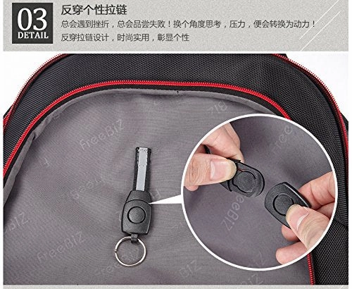 Freebiz Business, Travel & Sports Water Repellent Polyester Laptop Backpack With Adjustable