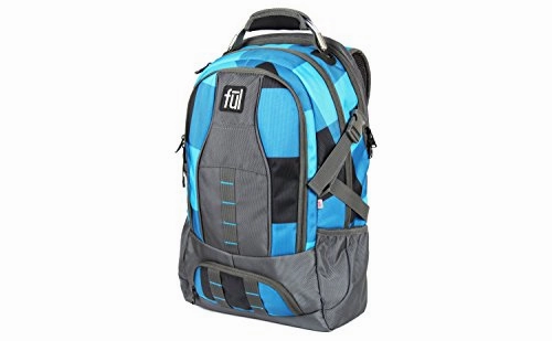 FUL Cosmo Laptop Backpack, Laptop and Tablet Pouch, Denim/Blue