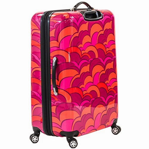 Ful Sunset 28 Inch Spinner Rolling Luggage Suitcase Suitcase, Orange