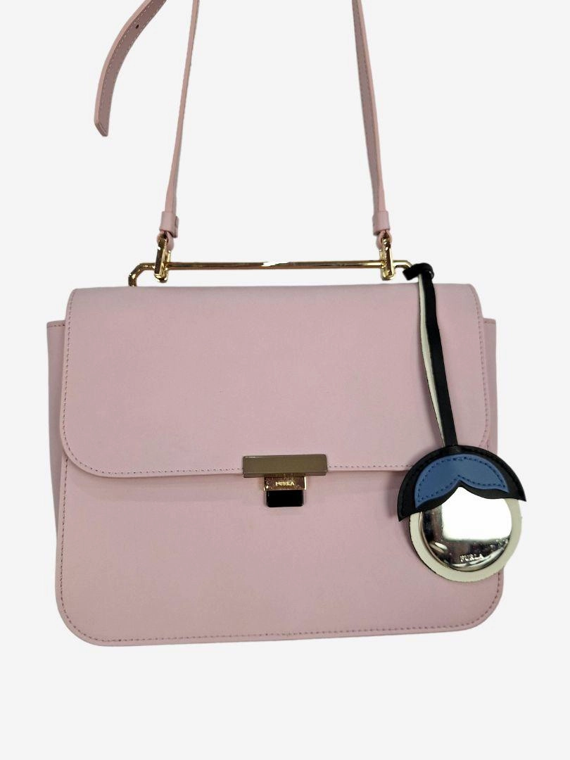 Furla Apple Charm Gold Bar Elisir Crossbody Bag