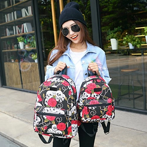 Fvstar Cute Teen Girls Canvas Backpack Mini School Bag Purse Daypack Pocketbooks For Kids And