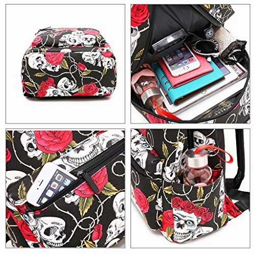 Fvstar Cute Teen Girls Canvas Backpack Mini School Bag Purse Daypack Pocketbooks For Kids And