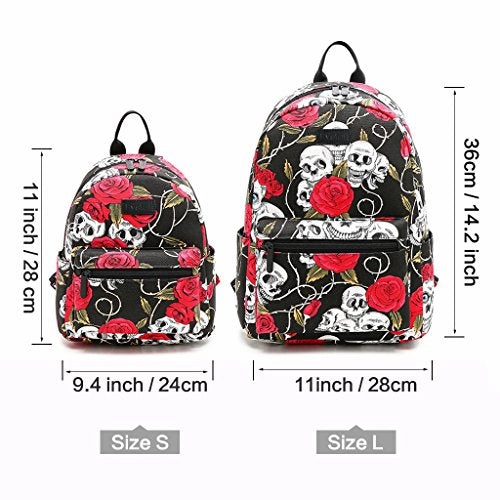Fvstar Cute Teen Girls Canvas Backpack Mini School Bag Purse Daypack Pocketbooks For Kids And