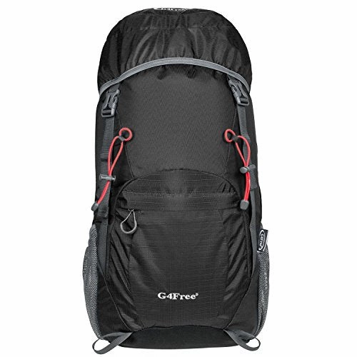 G4Free Large 40L Lightweight Water Resistant Travel Backpack/Foldable & Packable Hiking