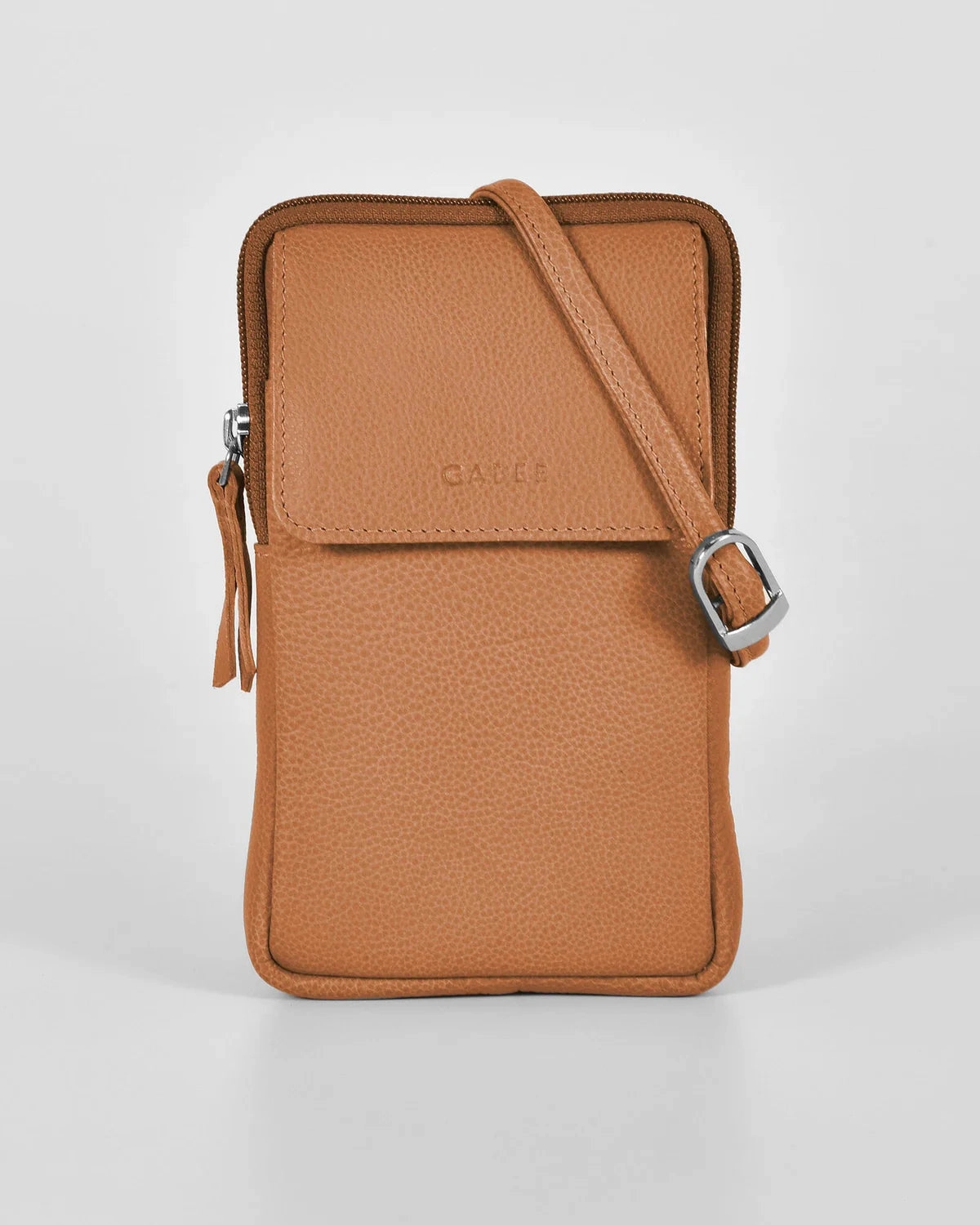 GABEE Mariah Leather Slim Crossbody Phone Bag