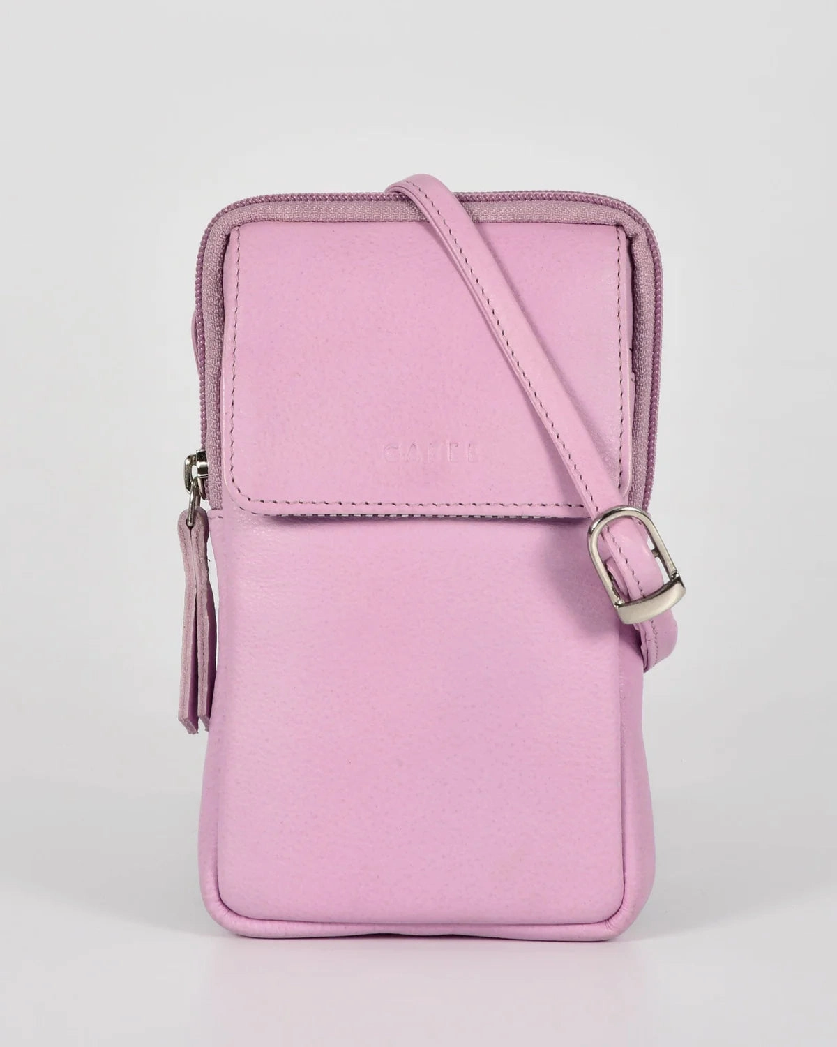 GABEE Mariah Leather Slim Crossbody Phone Bag