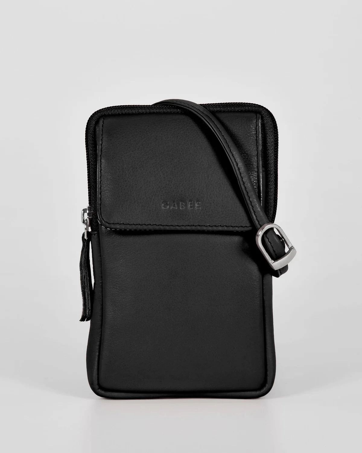 GABEE Mariah Leather Slim Crossbody Phone Bag