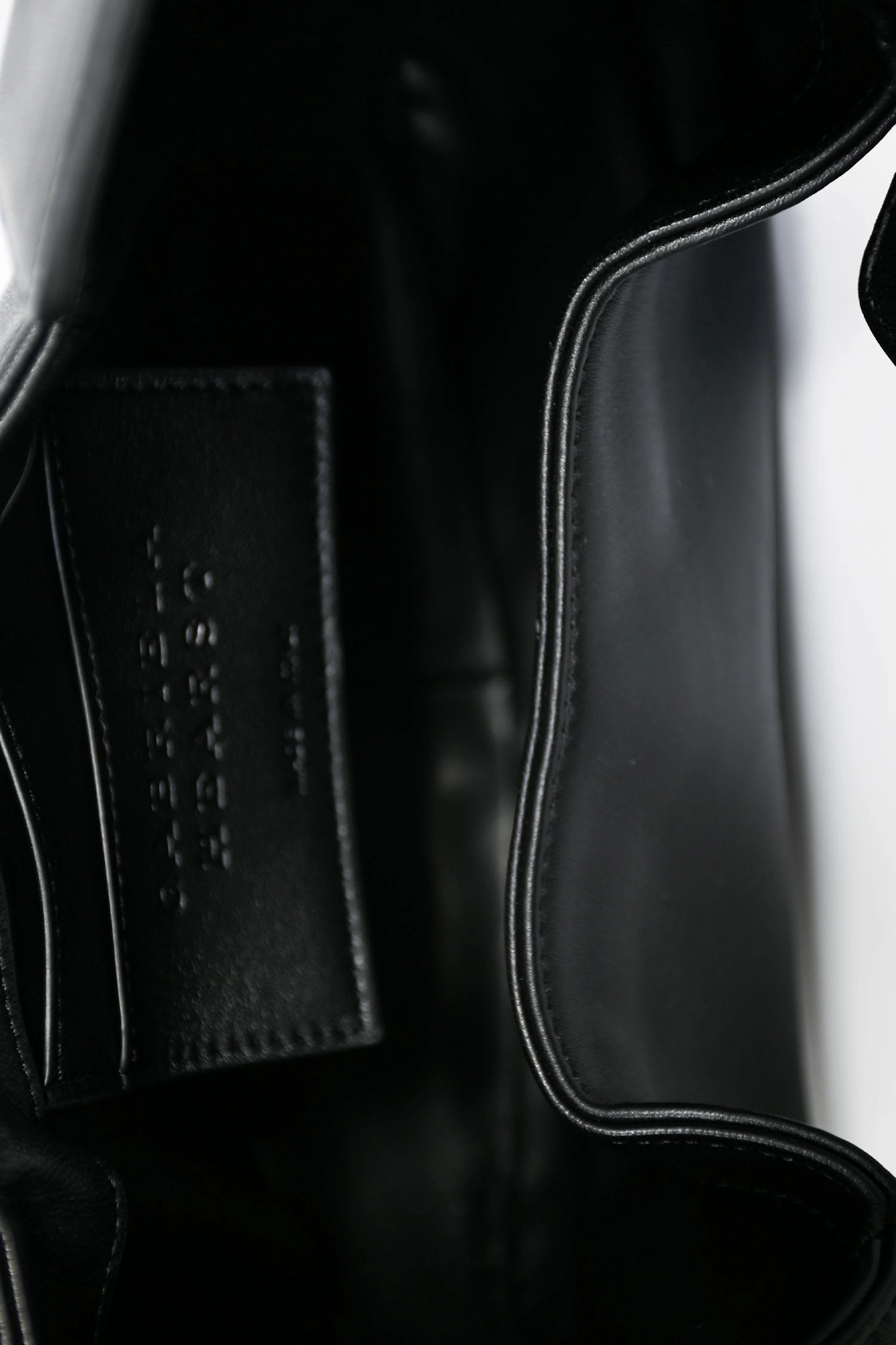 Gabriela Hearst Black Leather 'Nina' Top Handle Bag