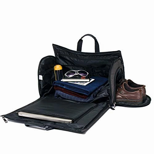 Garment Bag Duffel Luggage Oversized Waterproof,Suit/Blazer Bags/Carry-Garment/Travel/Weekend (Black) 