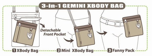 Gemini Crossbody - Black