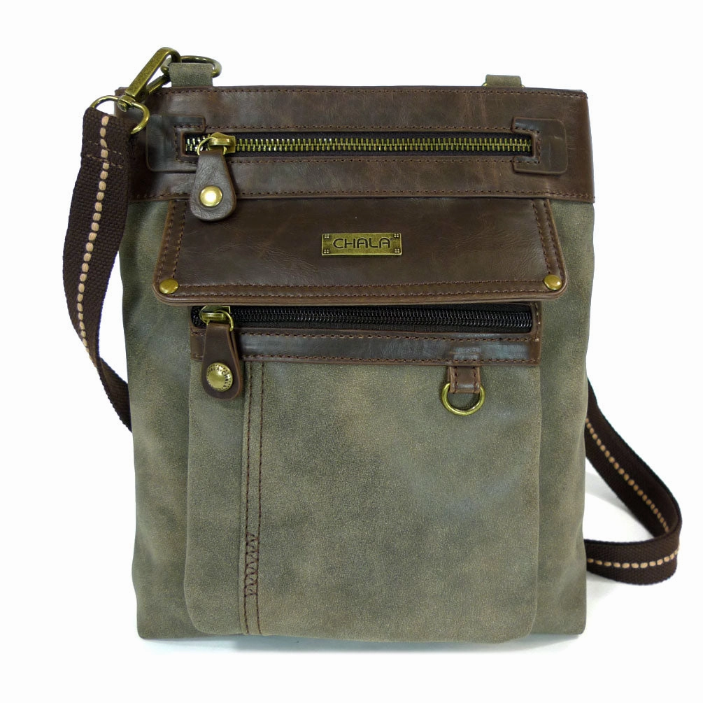Gemini Crossbody - Stone Gray