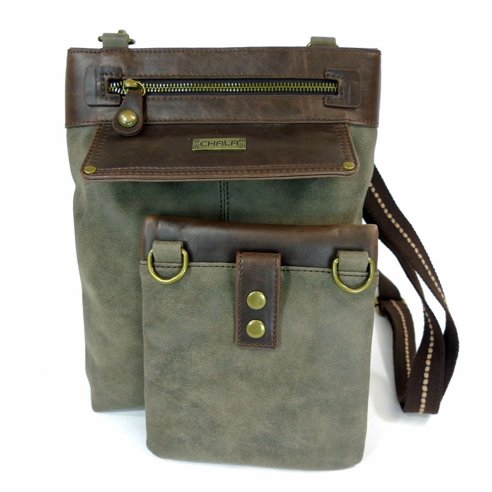 Gemini Crossbody - Stone Gray