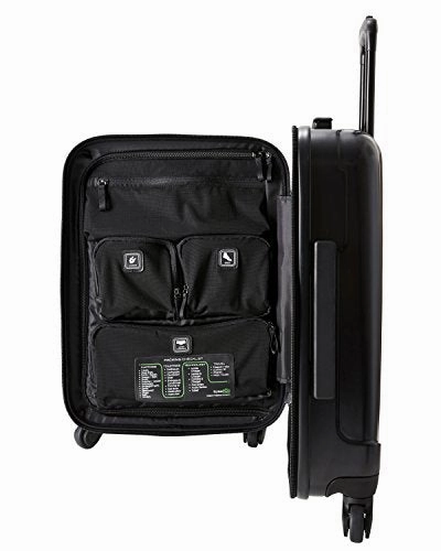 Genius Pack 21" Aerial Hardside Carry On Luggage Spinner - Smart, Organized, Lightweight Suitcase