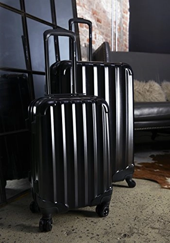 Genius Pack 2 Piece Aerial Hardside Lightweight Luggage Set 21" Carry On, 29" Upright