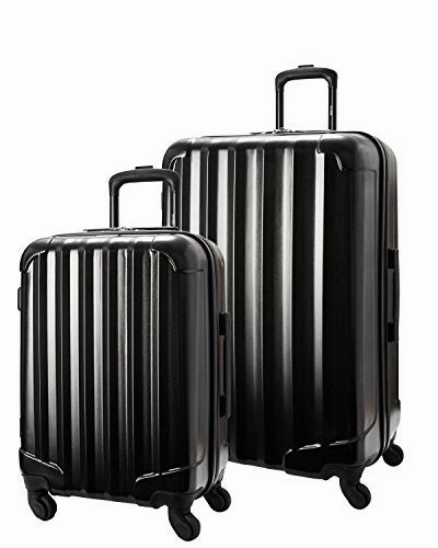 Genius Pack 2 Piece Aerial Hardside Lightweight Luggage Set 21" Carry On, 29" Upright