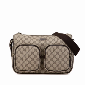 GG Supreme Double Pocket Crossbody