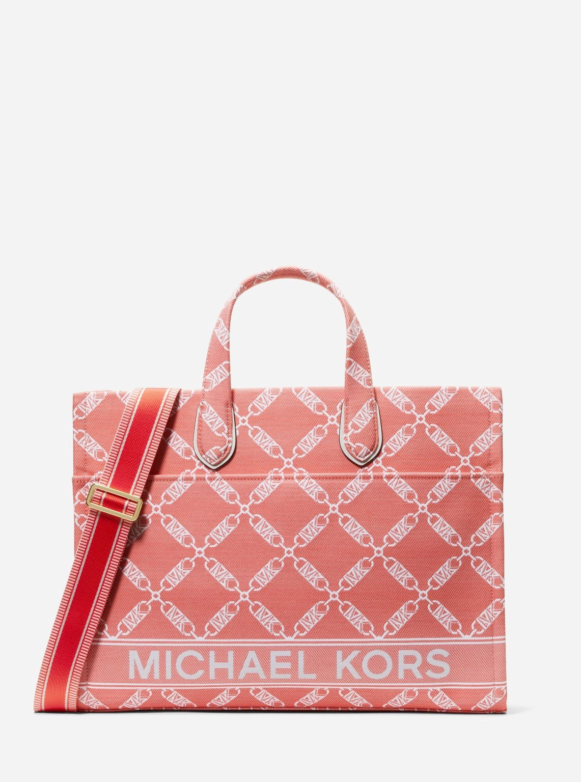 Gigi Large Empire Logo Jacquard Tote Bag