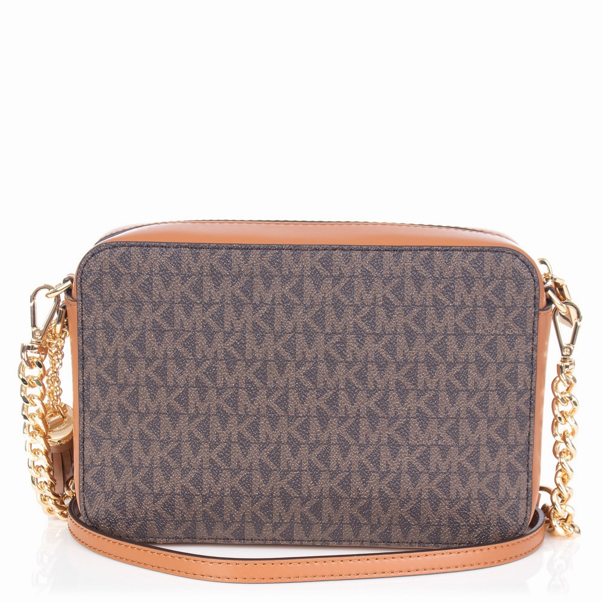 Ginny Medium Logo camera bag in brown
